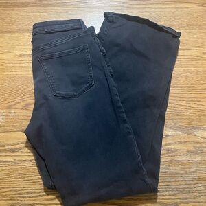 LC Lauren Conrad Women's Black Straight Leg Jeans